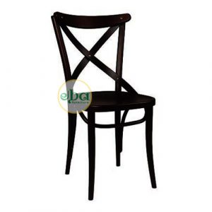 black iron side chair