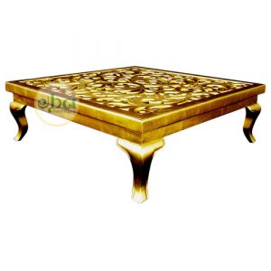top carved coffee table