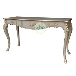 classic grey console table