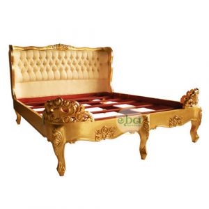luxury french carved bed