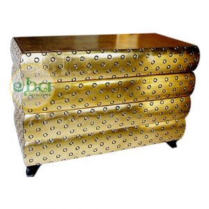 gold layers commode