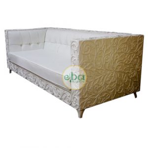 full carved three seater