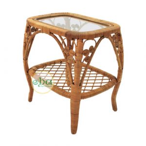 New Rattan End Table