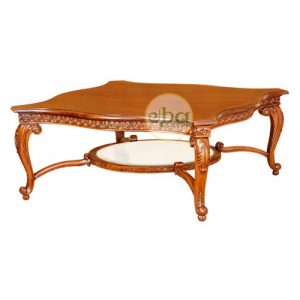 luxury carved coffee table