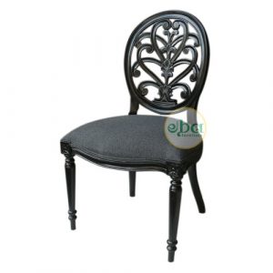 french back carved chair