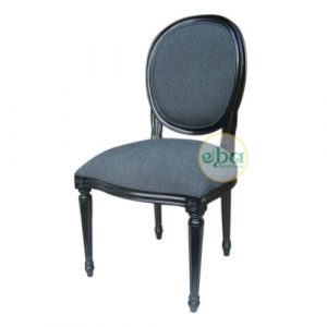 french louis oval chair
