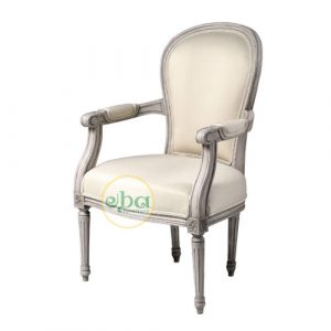 french classic white chair
