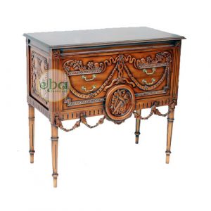 high carved commode