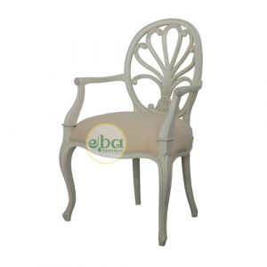 shells back arms chair
