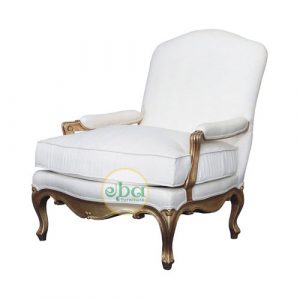 irina gold arms chair