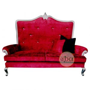 red gladys sofa