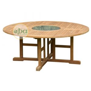round table big with marble