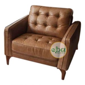 Fransisca Leather Single Chair