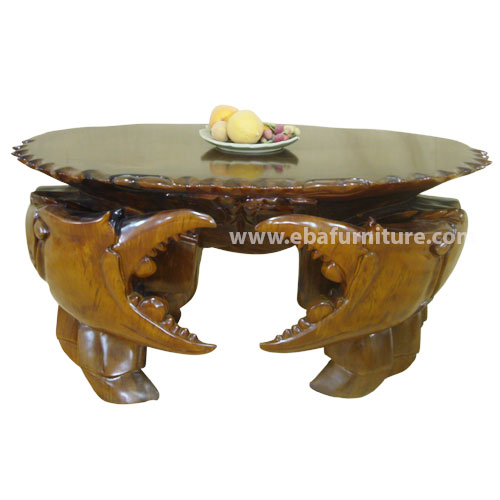 wooden crab table