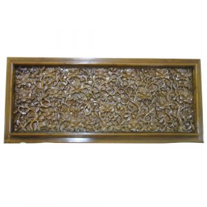 wooden relief carved