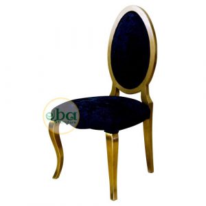 gold oval chair