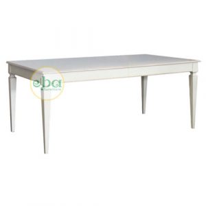 napoli white dining table