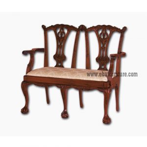gothic couple arms chair