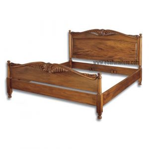 colonial plain bed