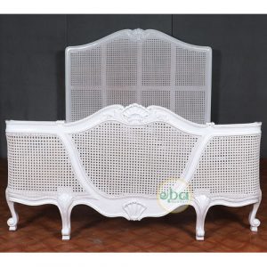Christian French Rattan Bed
