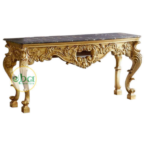 console table with marble