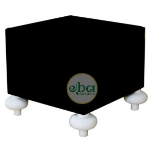 black square small stool
