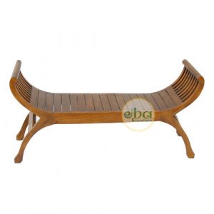 wooden boat double bench