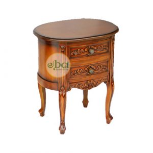 oval low side table