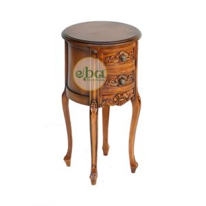 small french round table