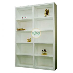 two layers open bookcase
