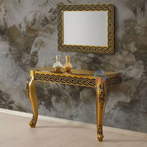 Gold Console Table